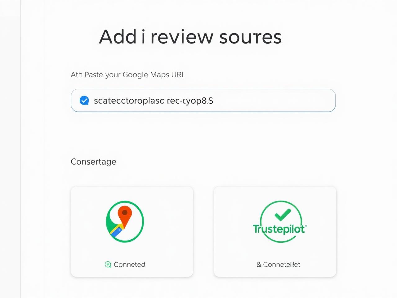 Adding a Google Maps URL as a review source